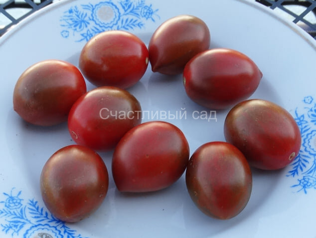 Монисто шоколадное круглое